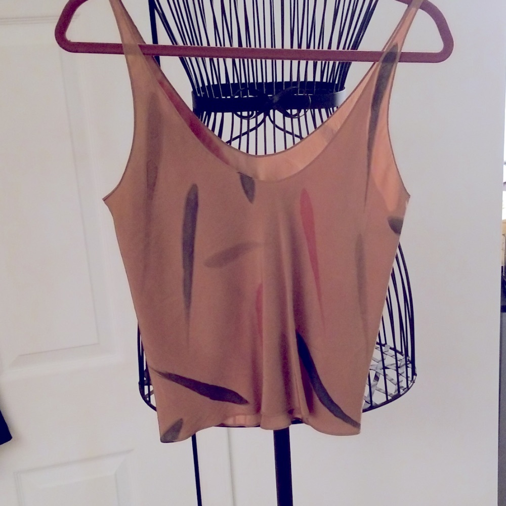 Pretty hand painted Camosile top...